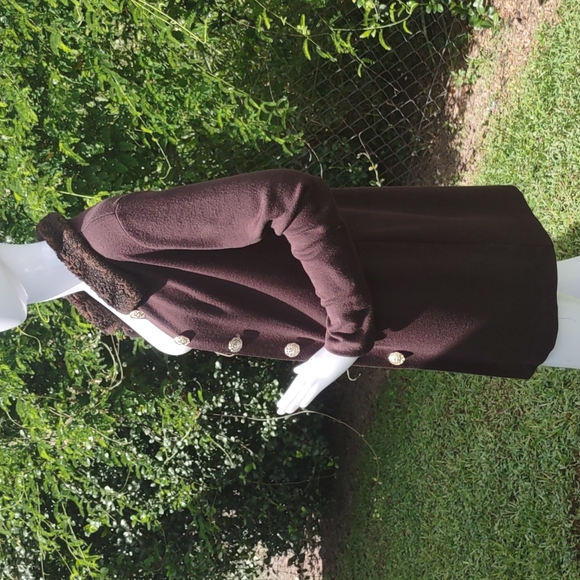 CAROLE LITTLE DRESSES LADIES VINTAGE GOLD BUTTON CARDIGAN LUXURY SWEATER - Picture 11 of 17